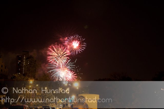 Minneapolis fireworks on 4 July 2010